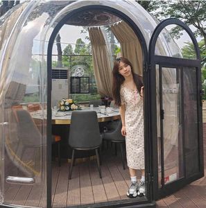 Dôme de glamping moderne transparent pour hôtel, tente extérieure, maison de villégiature pour camping et salons professionnels - Product Image 2