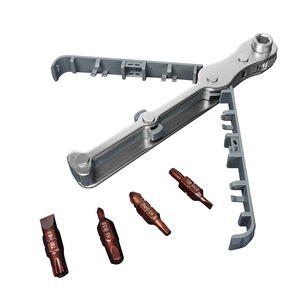 Multi Functional Bidirectional Ratchet <b>Screwdriver</b> <b>Set</b> 36 Teeth Magnetic Chrome Vanadium Steel <b>Bits</b> Portable Repair Tool - Product Image 3