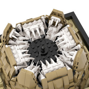 MOC1490 <span class=keywords><strong>Science</strong></span> <span class=keywords><strong>Fiction</strong></span> <span class=keywords><strong>Series</strong></span> Game Movie Sandworm Kits Garçons Cadeaux Puzzle DIY Building Block Sets Jouets éducatifs pour enfants - Product Image 5