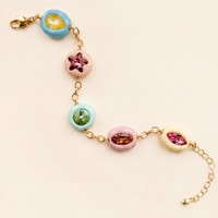 Nouveau bracelet coloré en émail incrusté de cristaux, fait à la main, couleurs de bonbons, unique, luxueux, à la mode, accessoire de mode pour femmes