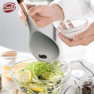 Bakest غير عصا المطبخ اكسسوارات طقم حلل استانلس ستيل الجملة 10 قطعة أدوات مطبخ s سيليكون مجموعة أدوات المطبخ الطبخ أداة - Product Image 5