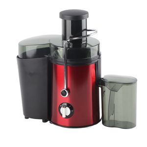 Exprimidor Casero, Máquina Exprimidora Centrífuga, Extractor de Jugos, Procesador de Alimentos Multifunción para Frutas y Verduras, Enchufe Europeo Rojo - Product Image 1