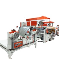 Máquina de laminación de película de PE/PP/LDPE/EVA y telas no tejidas FLY 2026 con motor, caja de engranajes, tornillo térmico de alta eficiencia y ahorro de energía, y PLC