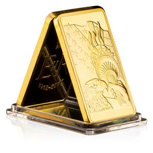 Liberty Bar Estatua DE LA LIBERTAD Colección de recuerdos Arte Chapado en oro Barra dorada USA Liberty - Product Image 2