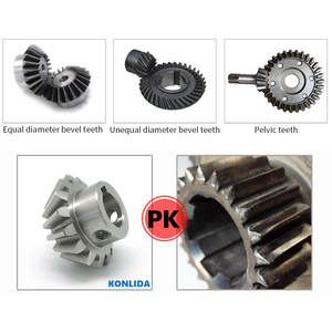Konik Dişliler Özel CNC İşleme Paslanmaz Çelik <span class=keywords><strong>Metal</strong></span> Pirinç Küçük Spiral Konik Dişli - Product Image 2