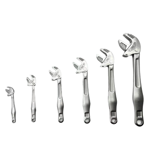 Crab Clamp Adjustable <strong>Ratchet</strong> <strong>Wrench</strong>, Industrial Grade Fast Adaptive Large Opening Multifunctional <strong>Wrench</strong> for Workshop - Product Image 2