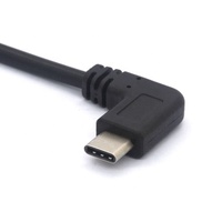 Micro USB mâle à angle droit USB type C 5A câble de données de charge rapide blindage de tresse en cuivre pur pour ordinateur