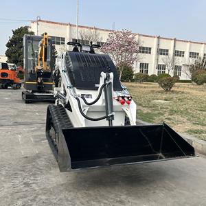 Mini chargeuse compacte diesel 25 ch 4 1 godet Nouvelles machines de construction et d'ingénierie Chargeur frontal approuvé CE EPA Eaton Hengli - Product Image 5