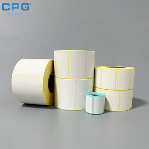 Wholesale High Quality 38x25mm Glossy Thermal Label Sticker Roll Self-Adhesive Service Invoice Identification Label - Product Image 1