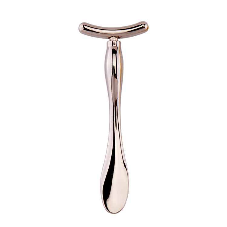 2021 High Quality cheap price fashion Custom private Logo Massage Sticks Zinc Alloy cosmetic spoon