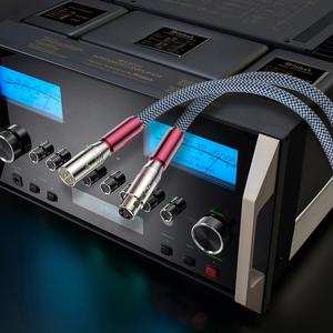 Microphone XLR plaqué argent pour <span class=keywords><strong>Canon</strong></span> PVC Jacket Balance mâle-femelle pour amplificateur de puissance Carte son Caméra de téléphones portables - Product Image 3