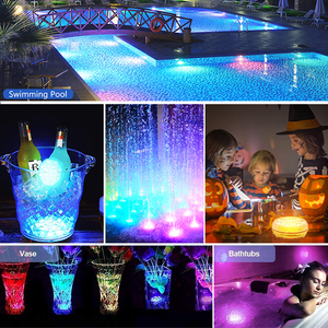 Ip68 impermeable Led piscina luz RGB Led colorido bajo el agua iluminación estanque luces sumergibles para boda fiesta Celeb - Product Image 3