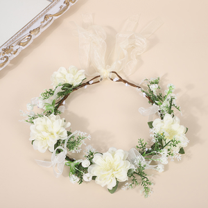 All'ingrosso di buona qualità per ragazze corona di fiori corona floreale per <span class=keywords><strong>capelli</strong></span> nuziali corona per <span class=keywords><strong>capelli</strong></span> - Product Image 4