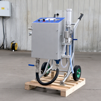 Machine de sablage humide pour l'élimination de la rouille des métaux, le décapage de la peinture, la préparation des surfaces de carrosserie automobile, sablageur humide