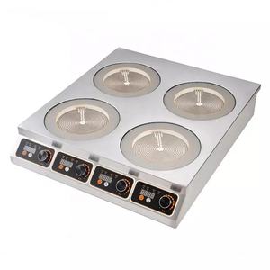 En promotion : Plaques de cuisson électriques carrées en céramique à 4 brûleurs pour cuisine professionnelle - Product Image 1