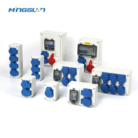 Boîtier de distribution industriel multi-prises d'usine, étanche IP66, pour extérieur, boîte de jonction électrique pour atelier