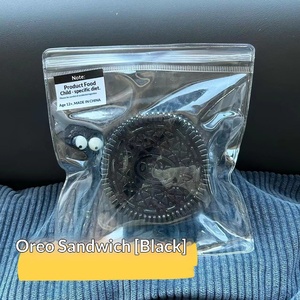 Juguete antiestrés y de ventilación súper suave con forma de galleta Oreo simulada, clip de bala de retorno lento y pastel de corazón - Product Image 4