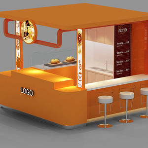 Kiosque de thé à bulles Centre commercial Ventana Grandes Escaparate Etalase Konter <span class=keywords><strong>Hp</strong></span> Rege Dolle <span class=keywords><strong>Store</strong></span> Kiosque de gaufres alimentaires pour centre commercial - Product Image 2