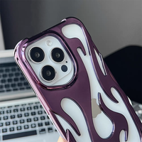 2024 nouveau Design Dissipation thermique étui de téléphone en TPU pour iPhone 15 Pro Max éblouissant Cool électrolytique accessoires mobiles couverture arrière