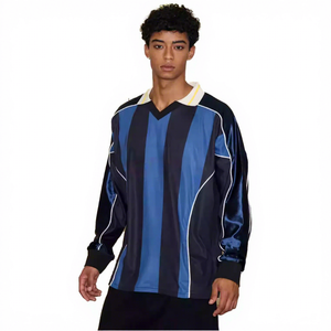 Camiseta de Fútbol Vintage con Estampado por Sublimación, Anti-UV, de Secado Rápido, Uniforme Deportivo para Clubes y Equipos, Personalizable con <span class=keywords><strong>la</strong></span> Marca del Equipo - Product Image 1