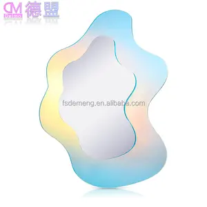 hard surface acrylic gold and silver two way flexible mirror