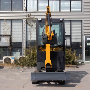 Mini-excavatrice sur chenilles de 1 à 2 tonnes, pour usage agricole et en verger, couleur jaune - Product Image 4