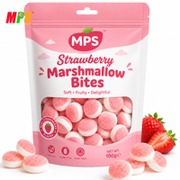 MPS OEM Snoepfabrikanten Groothandel Bulk Zure Zoete Gemengde Fruit Smaken Kauwgom Zachte Gummy Ring Beer Worm Jelly Snoep