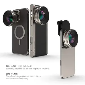 <span class=keywords><strong>Objectif</strong></span> de téléphone rétro à monture T 8mm 16mm 45mm/75mm <span class=keywords><strong>Macro</strong></span> <span class=keywords><strong>60mm</strong></span> 1.55x AF en verre anamorphique pour iPhone VIVO pour 14/15 Ultra - Product Image 4