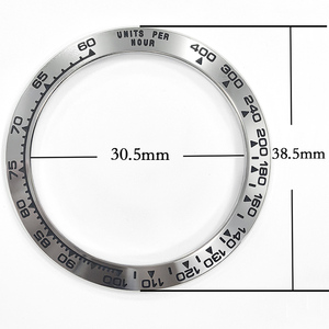 38.5*30.5*2.5mm 904L acciaio lunetta orologio per 126509. Parti orologio Aftermarket <span class=keywords><strong>riparazione</strong></span> <span class=keywords><strong>orologiaio</strong></span> - Product Image 2