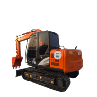 Excavatrice hydraulique Hitachi ZX70 d'occasion, 6,71 tonnes, pour travaux de construction