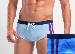 กางเกงว่ายน้ำขาสั้นผู้ชายกางเกง2025กางเกงว่ายน้ำผ้าโพลีเอสเตอร์แห้งเร็วระบายอากาศได้ดี100% ชุดเล่นกีฬาสำหรับคุณแม่ - Product Image 2