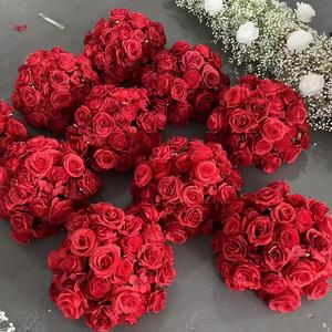 Nueva Llegada, Bola de Flores de Rosa Artificial de Seda Blanca 5D de Lujo y Alta Calidad, Grande de 60 cm, Centros de Mesa y Decoraciones para Bodas - Product Image 6