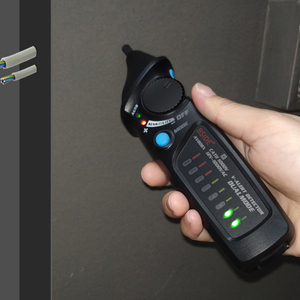 Testeur d'induction intelligent pour la réparation des points de rupture de circuit, la reconnaissance des fils neutres et sous tension, et les tests de vérification électrique - Product Image 4