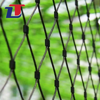 Offre Spéciale 304 316L câble en acier inoxydable maille de sécurité barrière de stade clôture de terrain de sport maille de corde en acier inoxydable