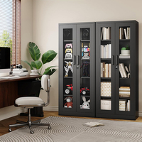 Archivador Metálico Industrial de Acero, Armario de Almacenamiento con Estantes Ajustables y Cerradura, Mueble para el Hogar, Personalizado de Fábrica