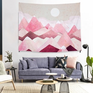 Tissu modifiable paysage marin mural suspendu paysage marin <span class=keywords><strong>tapisserie</strong></span> océan suspendu Art décor <span class=keywords><strong>tapisserie</strong></span> pour chambre à coucher Offre Spéciale - Product Image 4