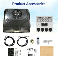 Climatiseur de toit 12V DC pour camping-car, caravane et motorhome