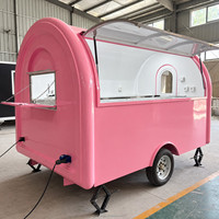 Chariot alimentaire 2026, chariot de vente de boissons, remorque mobile de restauration rapide pour extérieur, camion de cuisine personnalisé avec cuisine complète
