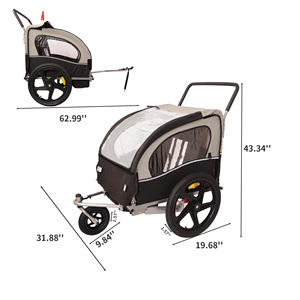 Fábrica directamente chico niño <span class=keywords><strong>bicicleta</strong></span> <span class=keywords><strong>remolque</strong></span> <span class=keywords><strong>niños</strong></span> bebé cochecito <span class=keywords><strong>bicicleta</strong></span> cochecito suspensión Jogger <span class=keywords><strong>bicicleta</strong></span> <span class=keywords><strong>remolque</strong></span> - Product Image 2