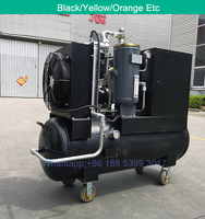 Compresseur d'air vertical professionnel à faible bruit, sans huile, avec moteur 10hp