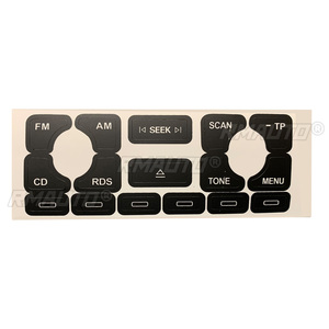 For Audi A4 B6 B7/ A6/ A2 and A3 8L/P Radio Stereo Worn Peeling Button Repair <b>Decals</b> Stickers Automobiles Decoration <b>Car</b> Styling - Product Image 2
