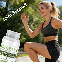Capsules de Cissus Quadrangularis de marque privée Julong OEM pour les athlètes, réparation musculaire, récupération post-entraînement, nutriments