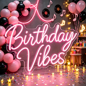 Adjustable Brightness <b>LED</b> Neon Sign Wall Art Customizable Home Decor for Perfect Birthday Gift for Couples Car Advertising - Product Image 4