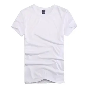 Polyester T рубашка с изготовленным на заказ логосом, белый цвет, однотонный цвет, для President's Party