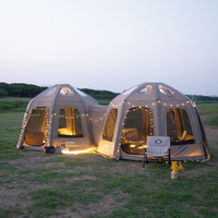Tente gonflable de camping en plein air Tente à air Safari pour événements et fêtes