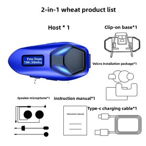 Auricolare Wireless per Casco Moto in Lega di Zinco <span class=keywords><strong>K13</strong></span> con Controllo Vocale, 20 Ore di Riproduzione, Altoparlanti HD, Chipset Jerry per Motociclisti - Product Image 5