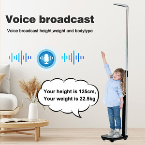 200KG Ultrasonic BMI Altura Corporal Medir Composição Corporal Escala Digital Altura Peso para Altura Humana Instrumento - Product Image 5