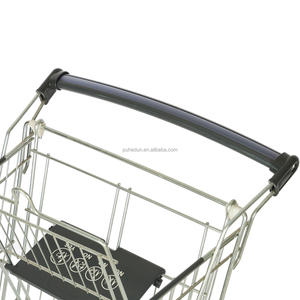 전문 제작 강력한 금속 대형 쇼핑 카트 트롤리 - Product Image 5