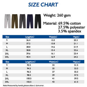 Joggers d'été légers de 260g coupe ample avec poche fonctionnelle et fermeture éclair - Product Image 5