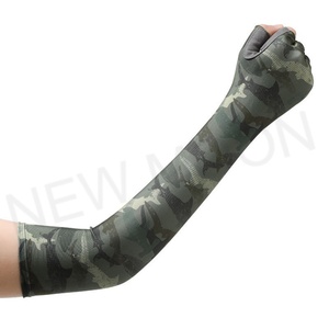 Customized Fishing Sleeves Outdoor Summer <b>Thin</b> Sun protection Cycling Sports Cycling <b>Gloves</b> Ice Silk Non-slip Half Finger - Product Image 4
